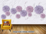 Avikalp Exclusive AVZ0057 Modern Minimalist Embossed Three Dimensional Flower Background Wall HD 3D Wallpaper Avikalp Exclusive AVZ0057 Modern Minimalist Embossed Three Dimensional Flower Background Wall HD 3D Wallpaper
