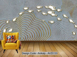 Avikalp Exclusive AVZ0133 Modern Beautiful Three Dimensional 3D Fish Tree Wheel Background Wall HD 3D Wallpaper Avikalp Exclusive AVZ0133 Modern Beautiful Three Dimensional 3D Fish Tree Wheel Background Wall HD 3D Wallpaper