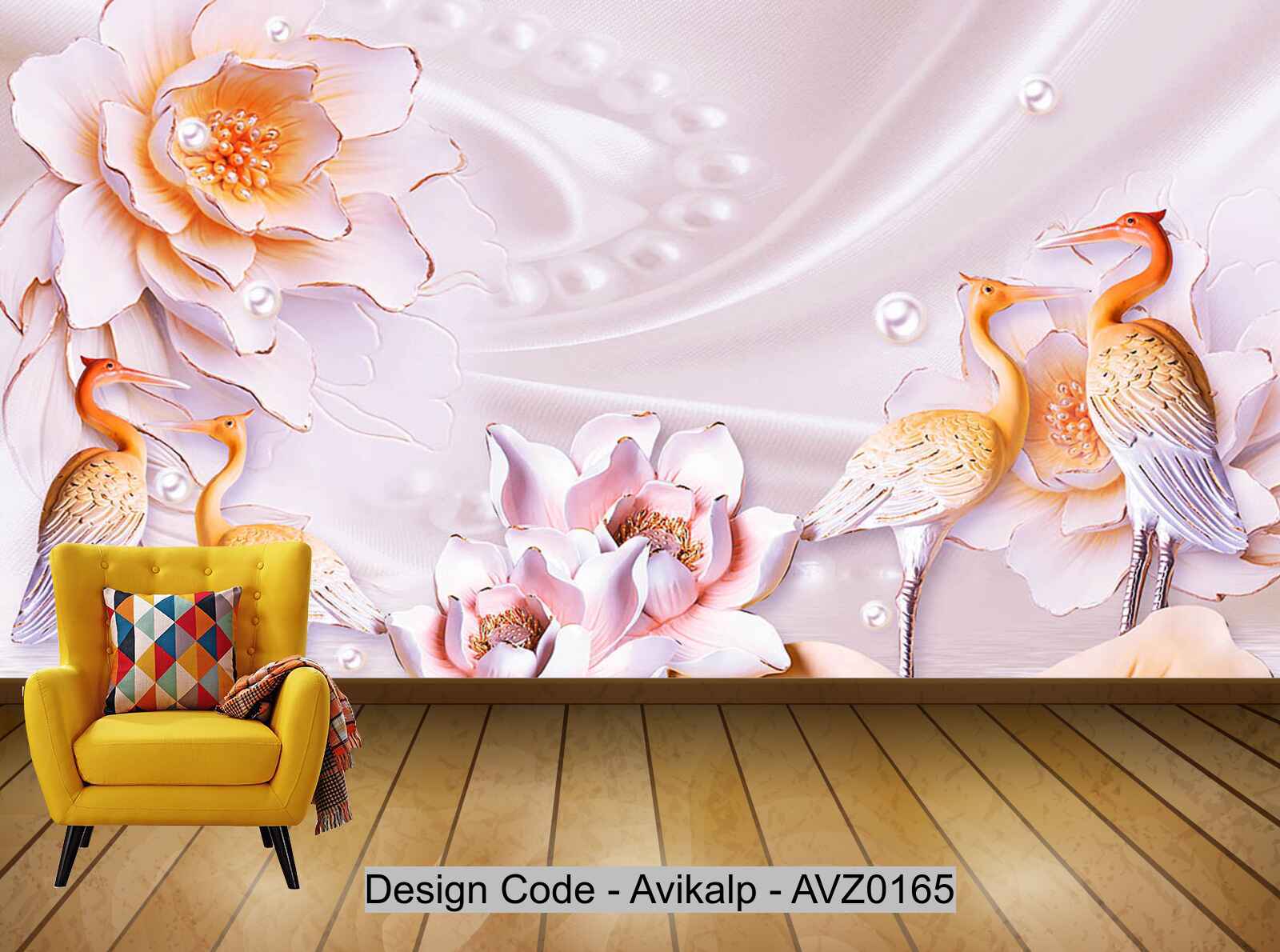 Avikalp Exclusive AVZ0165 3d Three Dimensional Embossed Flowers Open Rich Crane Tv Background Wall HD 3D Wallpaper Avikalp Exclusive AVZ0165 3d Three Dimensional Embossed Flowers Open Rich Crane Tv Background Wall HD 3D Wallpaper