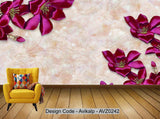 Avikalp Exclusive AVZ0242 3D Marble Texture Three Dimensional Magnolia Flower Tv Background HD 3D Wallpaper Avikalp Exclusive AVZ0242 3D Marble Texture Three Dimensional Magnolia Flower Tv Background HD 3D Wallpaper