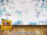 Avikalp Exclusive AVZ0249 Beautiful 3D Elk Tv Background Wall HD 3D Wallpaper Avikalp Exclusive AVZ0249 Beautiful 3D Elk Tv Background Wall HD 3D Wallpaper
