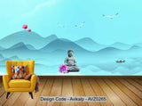 Avikalp Exclusive AVZ0265 New Chinese Style Simple Zen Landscape Tv Background Wall HD 3D Wallpaper Avikalp Exclusive AVZ0265 New Chinese Style Simple Zen Landscape Tv Background Wall HD 3D Wallpaper