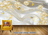 Avikalp Exclusive AVZ0460 White Warm Silk Pearl Flower Flower Butterfly Noble Background Wall HD 3D Wallpaper Avikalp Exclusive AVZ0460 White Warm Silk Pearl Flower Flower Butterfly Noble Background Wall HD 3D Wallpaper