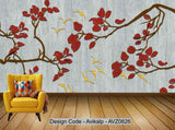 Avikalp Exclusive AVZ0626 Modern Minimalist Leaf Tv Background Wall HD 3D Wallpaper Avikalp Exclusive AVZ0626 Modern Minimalist Leaf Tv Background Wall HD 3D Wallpaper