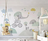 Avikalp Exclusive AWZ0022 Cute Bicycle Elephant Hamster Cloud HD 3D Wallpaper Avikalp Exclusive AWZ0022 Cute Bicycle Elephant Hamster Cloud HD 3D Wallpaper