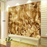 Avikalp Exclusive AWZ0198 3d Wallpaper Murals Wall Stickers Three Dimensional Wood Carving Lotus HD 3D Wallpaper Avikalp Exclusive AWZ0198 3d Wallpaper Murals Wall Stickers Three Dimensional Wood Carving Lotus HD 3D Wallpaper