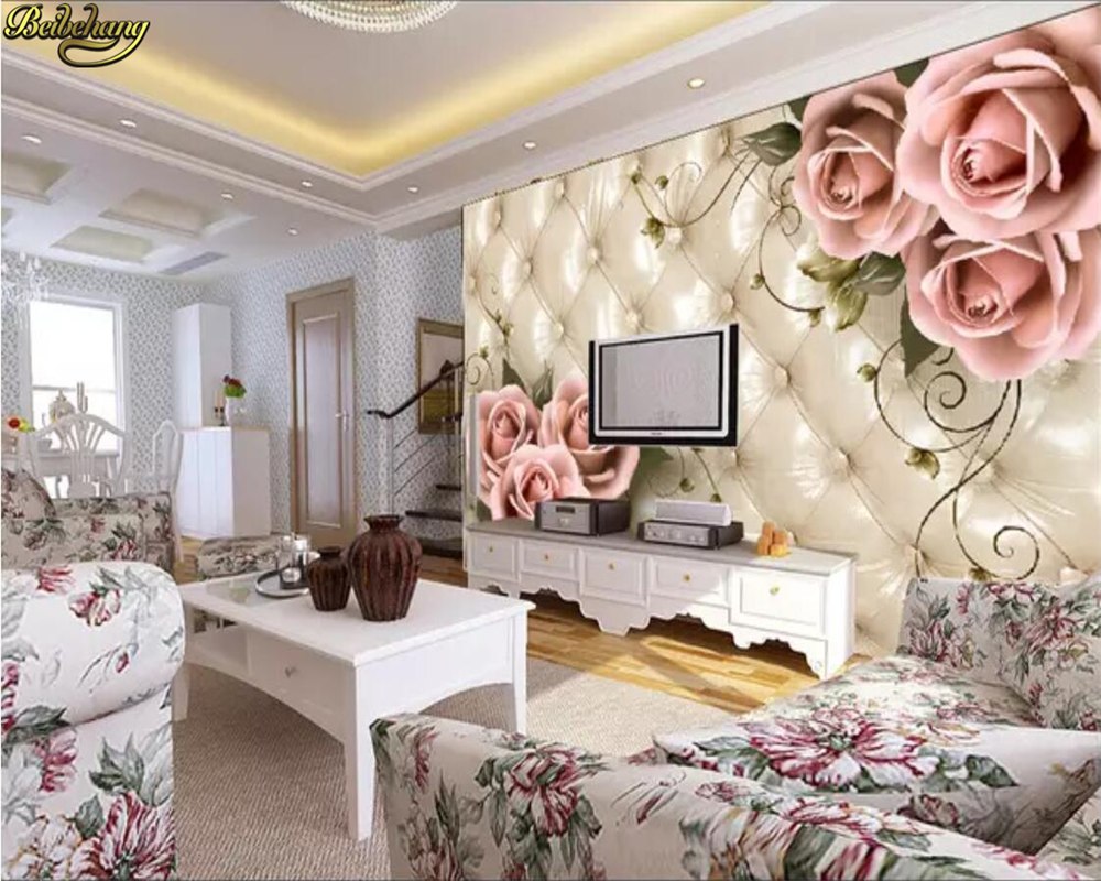 Avikalp Exclusive AWZ0221 3D wallpaper mural 3D imitation soft bag rose TV background home decor HD 3D Wallpaper Avikalp Exclusive AWZ0221 3D wallpaper mural 3D imitation soft bag rose TV background home decor HD 3D Wallpaper
