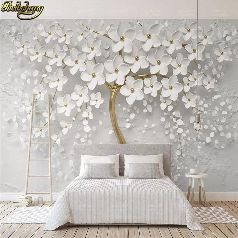 Avikalp Exclusive AWZ0336 3D White Bloom Flower Tree Nature Background HD 3D Wallpaper Avikalp Exclusive AWZ0336 3D White Bloom Flower Tree Nature Background HD 3D Wallpaper