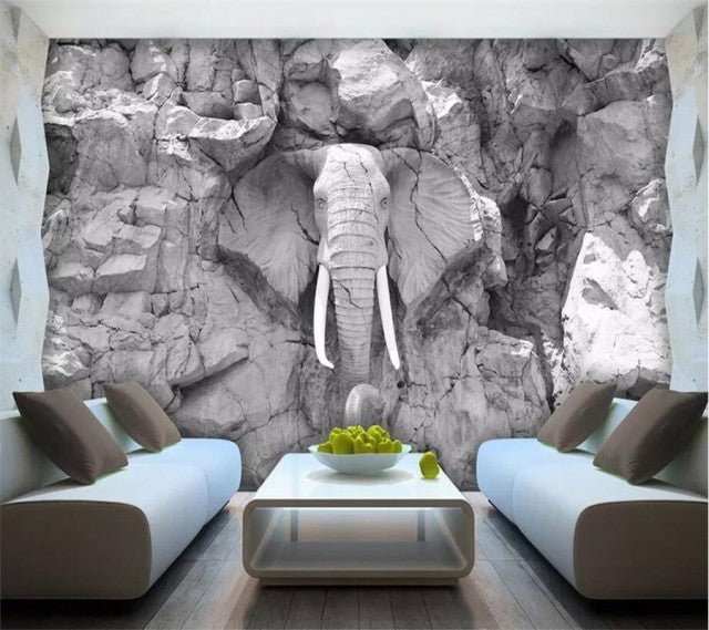 Avikalp Exclusive AWZ0380 3D Wallpaper Mural Modern Abstract Elephant Ornament Background HD 3D Wallpaper Avikalp Exclusive AWZ0380 3D Wallpaper Mural Modern Abstract Elephant Ornament Background HD 3D Wallpaper