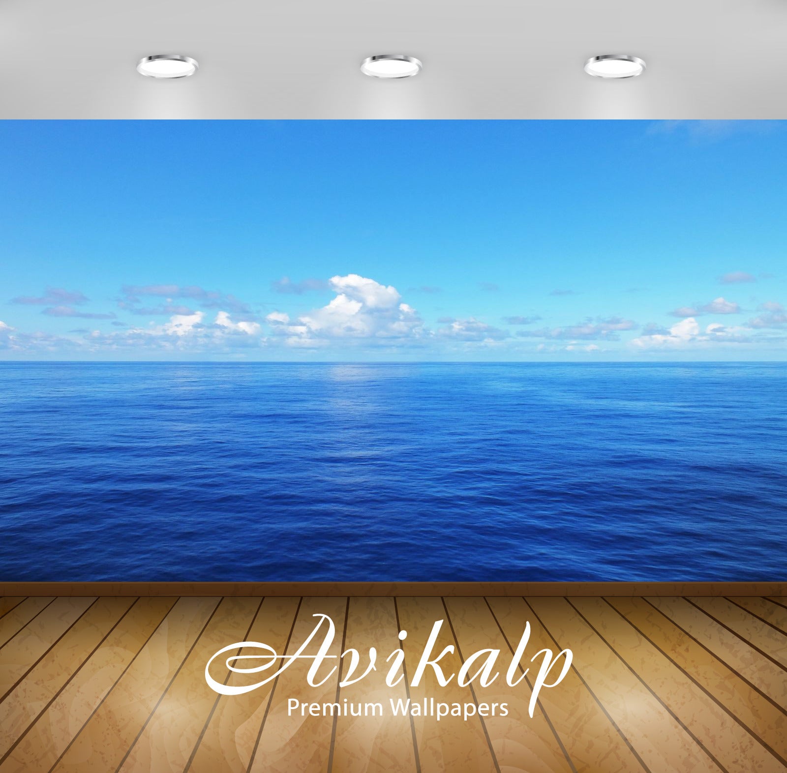 Avikalp Exclusive Calm Ocean AWI1099 HD Wallpapers for Living room, Hall, Kids Room, Kitchen, TV Bac Avikalp Exclusive Calm Ocean AWI1099 HD Wallpapers for Living room, Hall, Kids Room, Kitchen, TV Bac