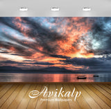 Avikalp Exclusive Clouds Sunset Ocean AWI1108 HD Wallpapers for Living room, Hall, Kids Room, Kitche Avikalp Exclusive Clouds Sunset Ocean AWI1108 HD Wallpapers for Living room, Hall, Kids Room, Kitche