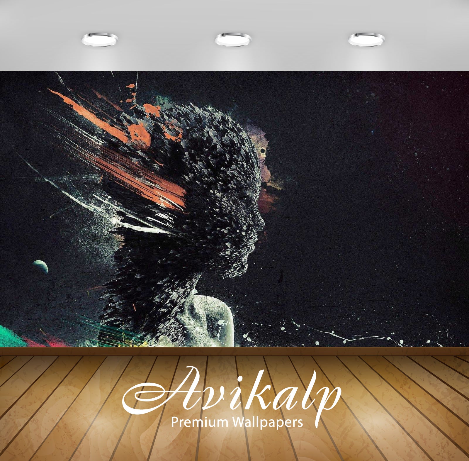 Avikalp Exclusive Digital Face AWI1117 HD Wallpapers for Living room, Hall, Kids Room, Kitchen, TV B Avikalp Exclusive Digital Face AWI1117 HD Wallpapers for Living room, Hall, Kids Room, Kitchen, TV B