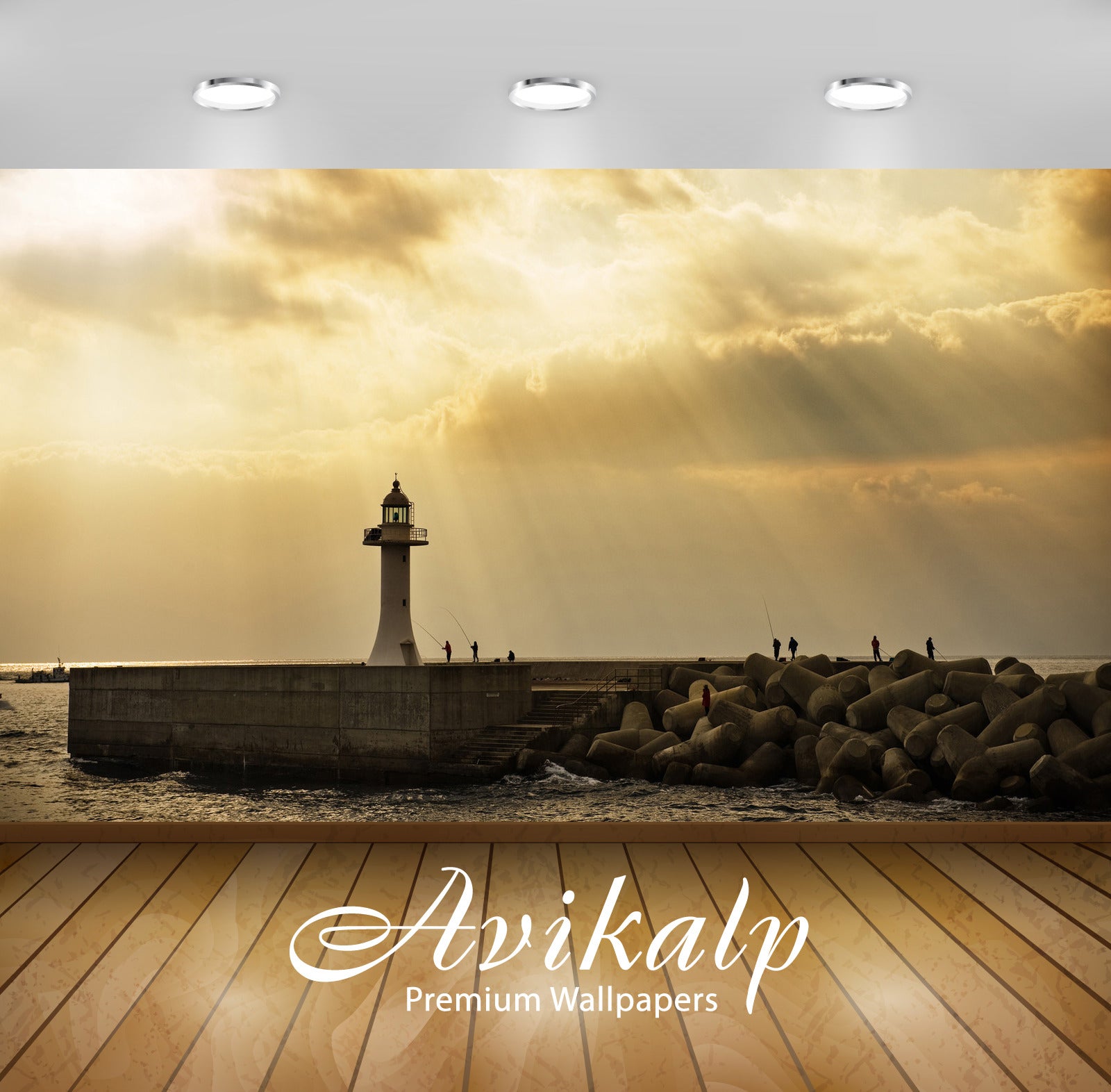Avikalp Exclusive Light House AWI1150 HD Wallpapers for Living room, Hall, Kids Room, Kitchen, TV Ba Avikalp Exclusive Light House AWI1150 HD Wallpapers for Living room, Hall, Kids Room, Kitchen, TV Ba