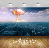 Avikalp Exclusive Nuclear AWI1170 HD Wallpapers for Living room, Hall, Kids Room, Kitchen, TV Backgr Avikalp Exclusive Nuclear AWI1170 HD Wallpapers for Living room, Hall, Kids Room, Kitchen, TV Backgr