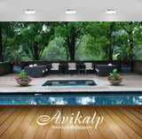 Avikalp Exclusive Resort Swimming Pool Nature AWI1182 HD Wallpapers for Living room, Hall, Kids Room Avikalp Exclusive Resort Swimming Pool Nature AWI1182 HD Wallpapers for Living room, Hall, Kids Room