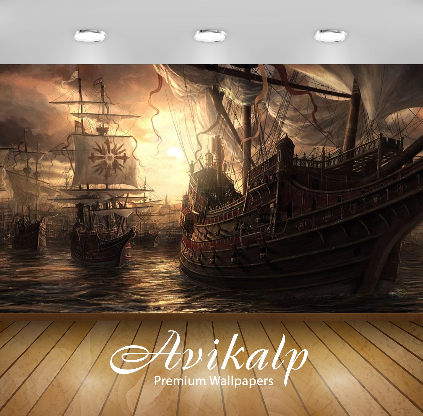 Avikalp Exclusive Ships AWI1210 HD Wallpapers for Living room, Hall, Kids Room, Kitchen, TV Backgrou Avikalp Exclusive Ships AWI1210 HD Wallpapers for Living room, Hall, Kids Room, Kitchen, TV Backgrou