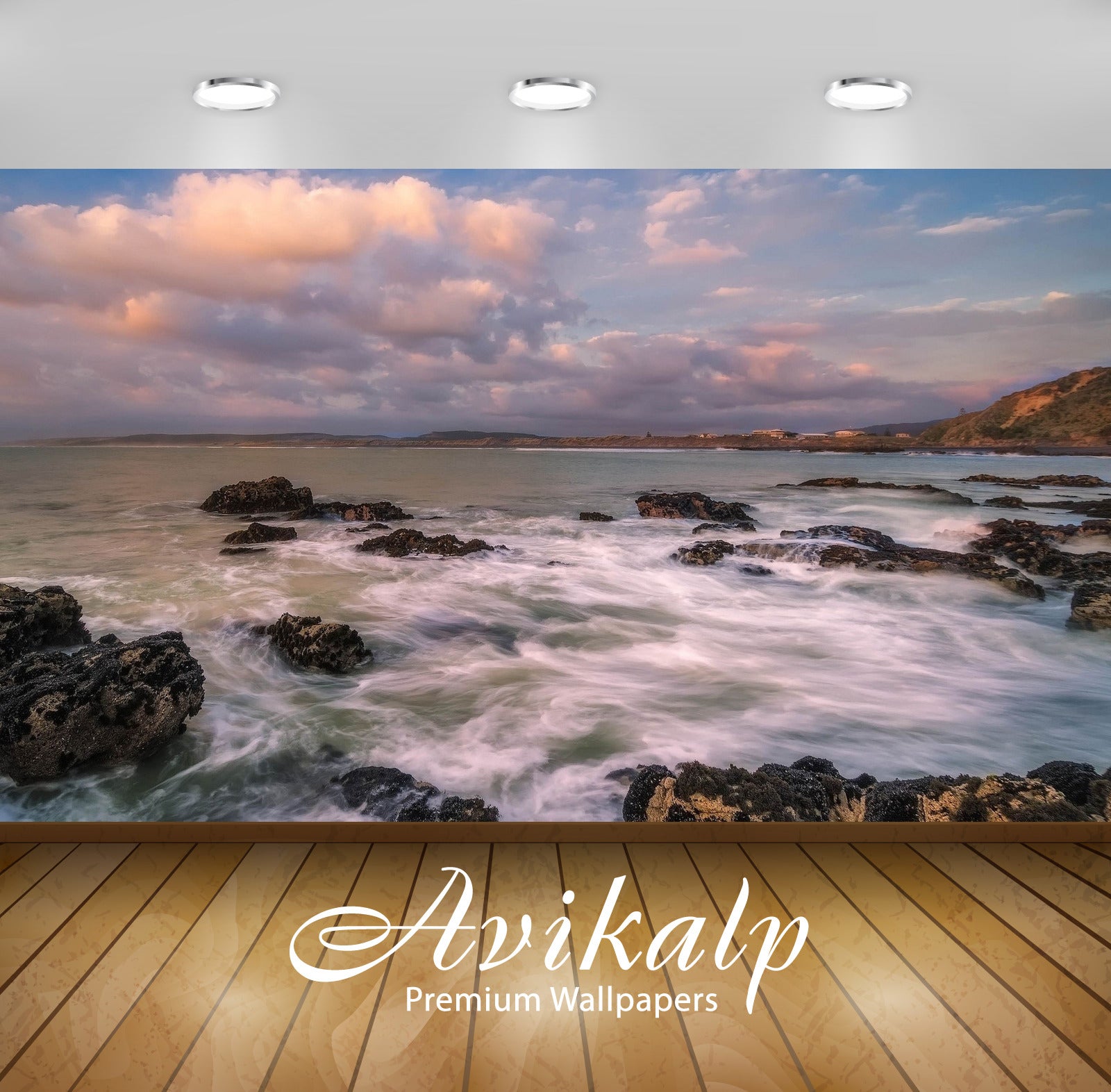 Avikalp Exclusive Awi1478 Waterfall Full HD Wallpapers for Living room, Hall, Kids Room, Kitchen, TV Avikalp Exclusive Awi1478 Waterfall Full HD Wallpapers for Living room, Hall, Kids Room, Kitchen, TV