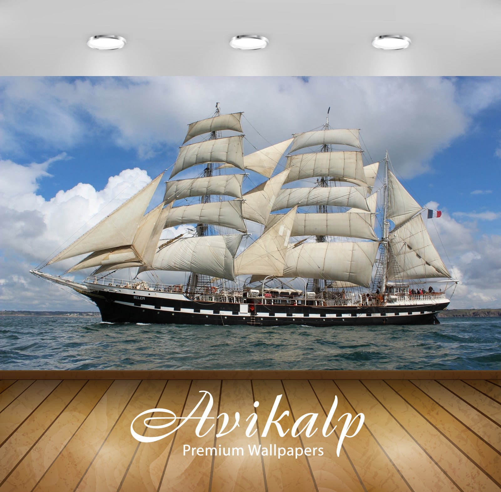 Avikalp Exclusive Awi1592 Discovery Yacht On Sea Full HD Wallpapers for Living room, Hall, Kids Room Avikalp Exclusive Awi1592 Discovery Yacht On Sea Full HD Wallpapers for Living room, Hall, Kids Room