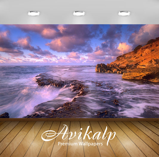 Avikalp Exclusive Awi1597 Amazing Waterfall Full HD Wallpapers for Living room, Hall, Kids Room, Kit
