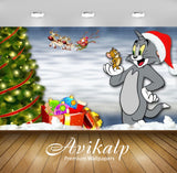 Avikalp Exclusive Awi2173 Tom And Jerry Winter Tails Christmas Tree Santa Claus Gifts  Full HD Wallp Avikalp Exclusive Awi2173 Tom And Jerry Winter Tails Christmas Tree Santa Claus Gifts  Full HD Wallp