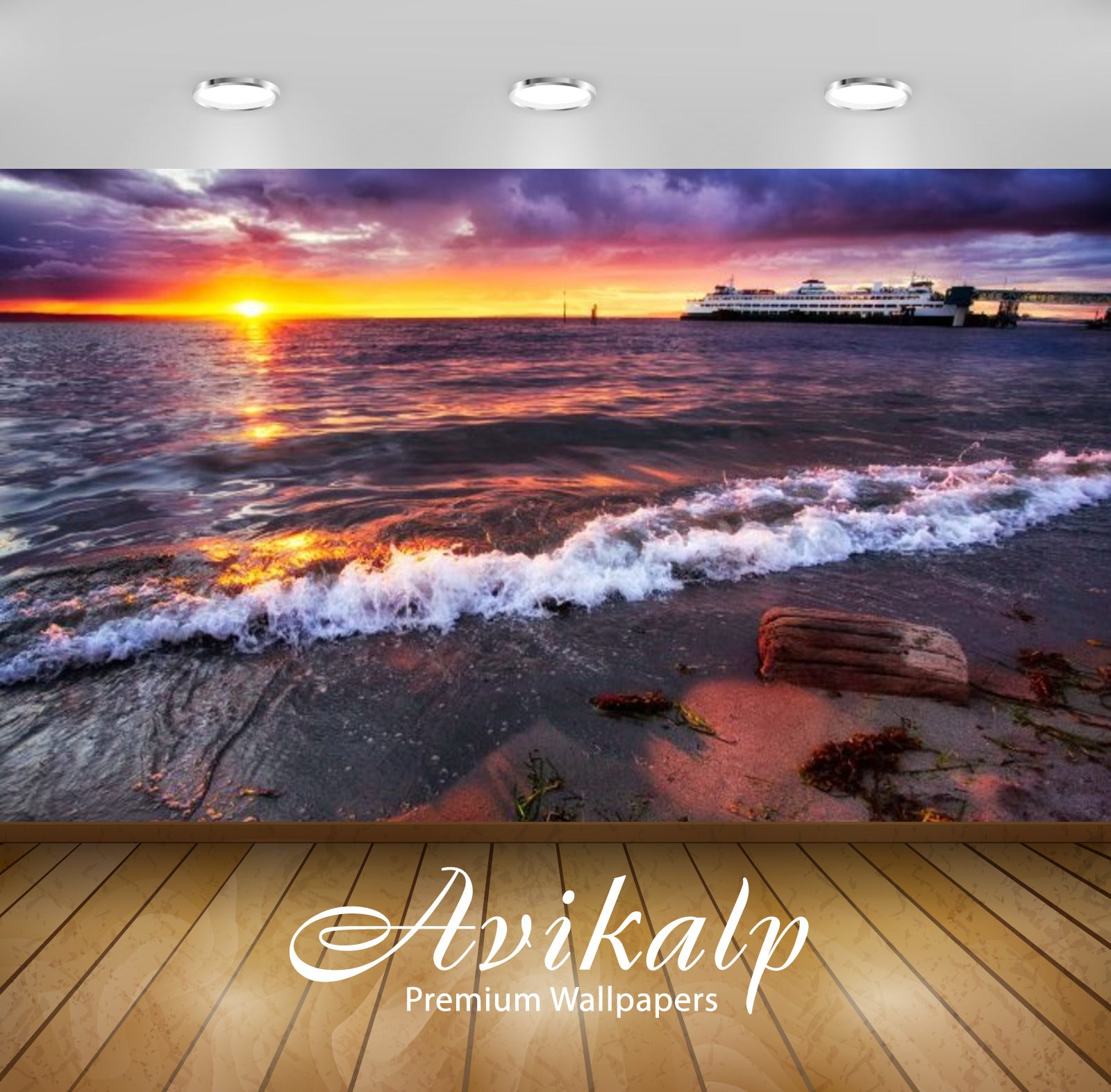 Avikalp Exclusive Awi2432 Beautiful Sunset Beach In Edmonds Washington Full HD Wallpapers for Living Avikalp Exclusive Awi2432 Beautiful Sunset Beach In Edmonds Washington Full HD Wallpapers for Living