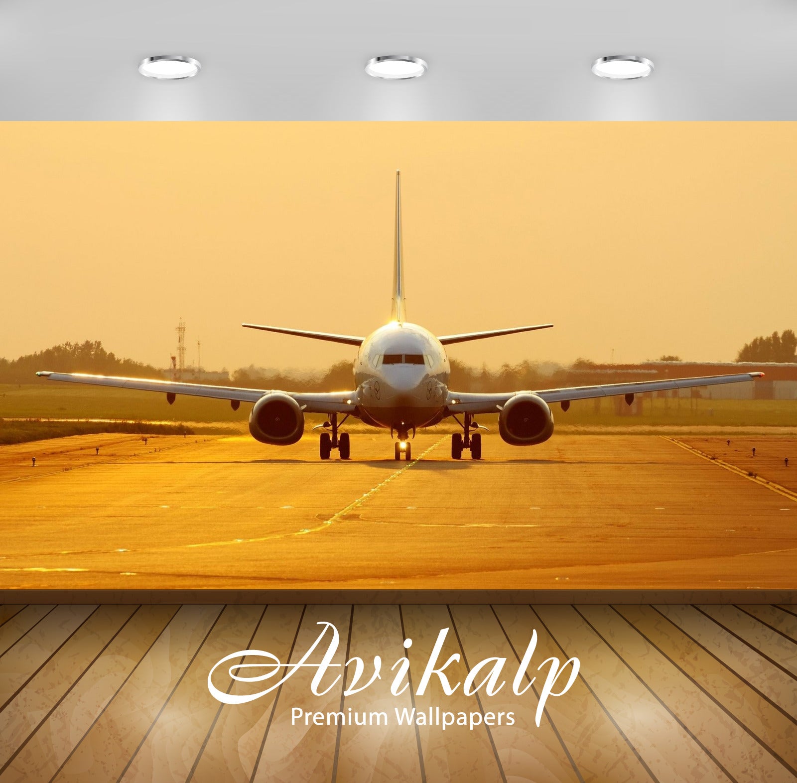 Avikalp Exclusive Awi2452 Boeing 737 At Sunset Aircraft Full HD Wallpapers for Living room, Hall, Ki Avikalp Exclusive Awi2452 Boeing 737 At Sunset Aircraft Full HD Wallpapers for Living room, Hall, Ki