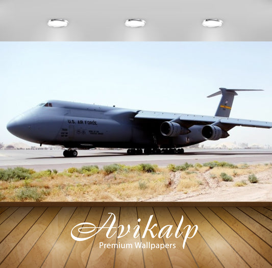 Avikalp Exclusive Awi2467 C 5 Galaxy At Balad Air Base Iraq Military Aircraft Full HD Wallpapers for