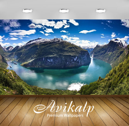 Avikalp Exclusive Awi2663 Geirangerfjords Fjord In The Sunnmore Region Of The Romsdal Norway Distric