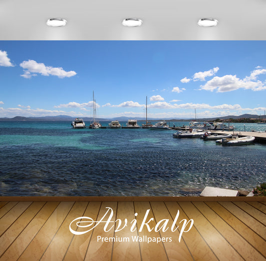 Avikalp Exclusive Premium sardinia HD Wallpapers for Living room, Hall, Kids Room, Kitchen, TV Backg