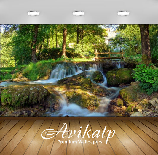 Avikalp Exclusive Awi3028 Slunjcica River Which Flows Into The River Korana Rastoke Municipality In