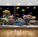 Avikalp Exclusive Awi3253 Aquarium Fish Full HD Wallpapers for Living room, Hall, Kids Room, Kitchen Avikalp Exclusive Awi3253 Aquarium Fish Full HD Wallpapers for Living room, Hall, Kids Room, Kitchen