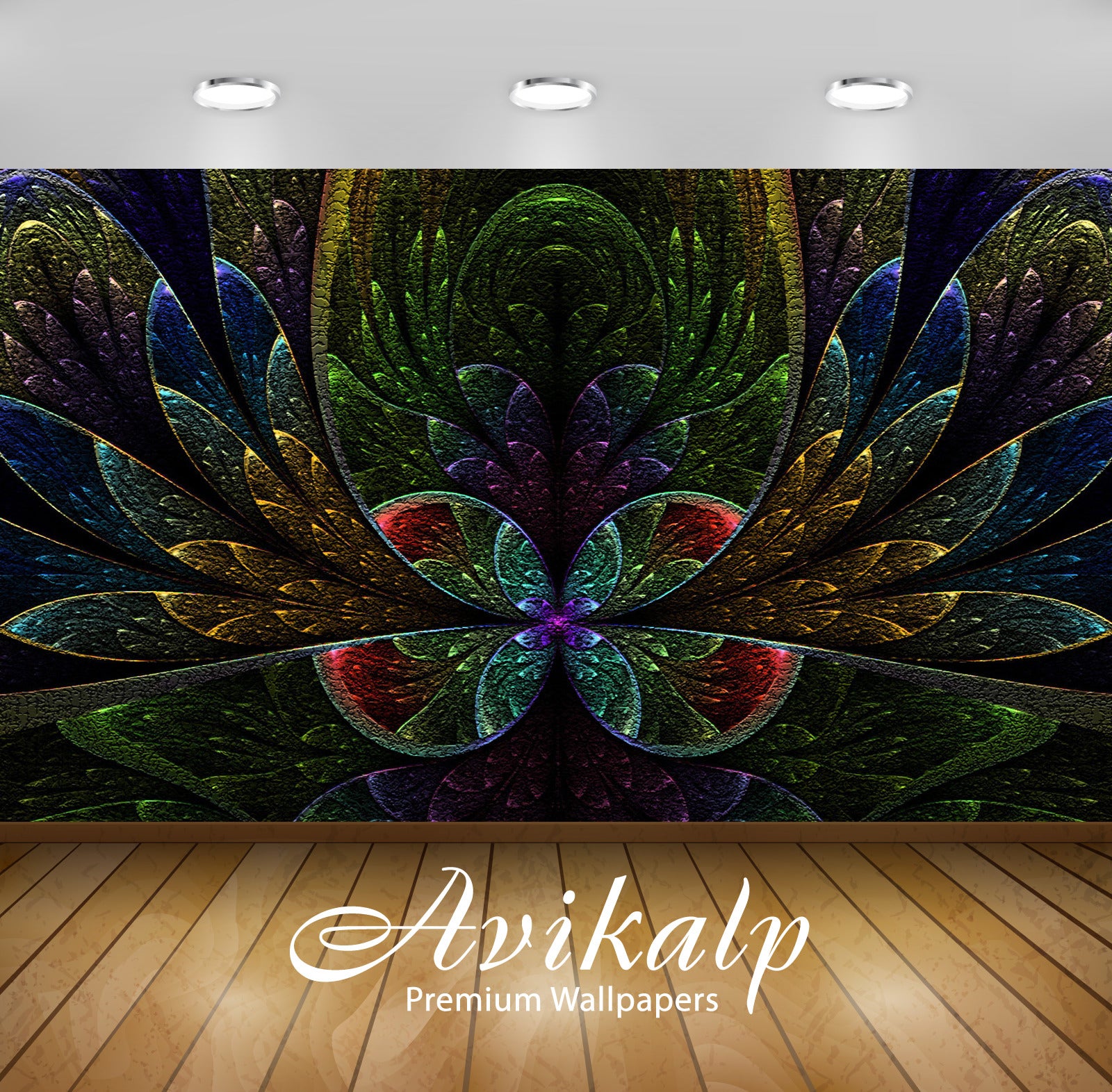 Avikalp Exclusive Awi3476 Fractal Floral Design Abstract Full HD Wallpapers for Living room, Hall, K Avikalp Exclusive Awi3476 Fractal Floral Design Abstract Full HD Wallpapers for Living room, Hall, K