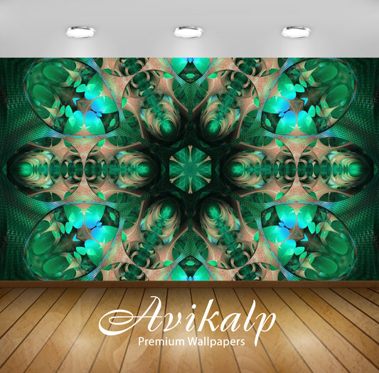 Avikalp Exclusive Awi3483 Flower Abstract Full HD Wallpapers for Living room, Hall, Kids Room, Kitch