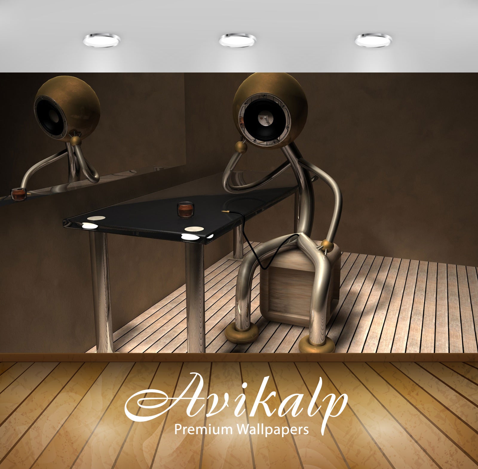 Avikalp Exclusive Awi3559 Bored Robot Full HD Wallpapers for Living room, Hall, Kids Room, Kitchen, Avikalp Exclusive Awi3559 Bored Robot Full HD Wallpapers for Living room, Hall, Kids Room, Kitchen,