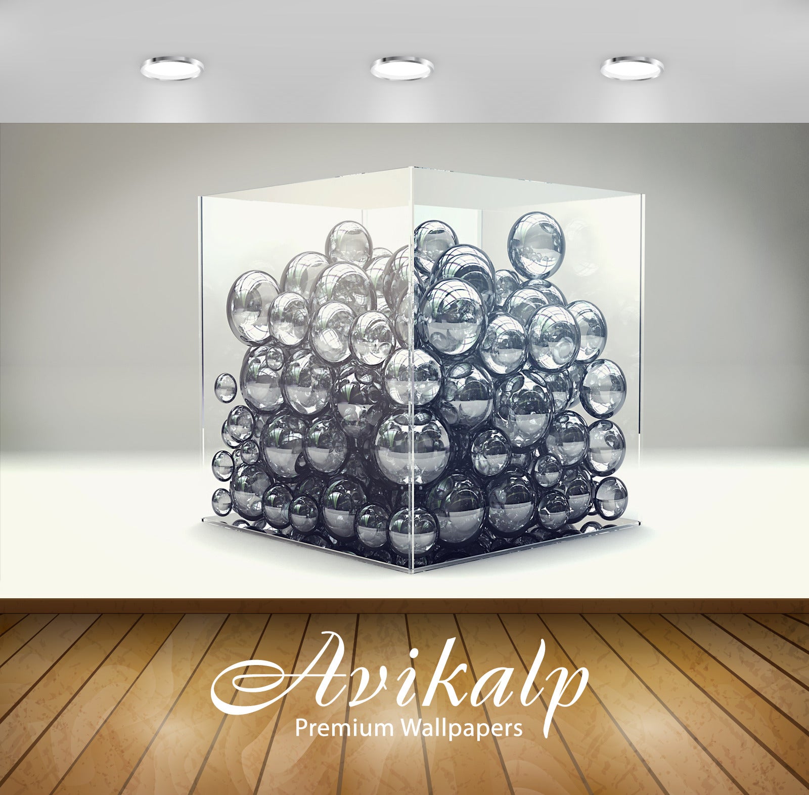 Avikalp Exclusive Awi3562 Bubbles In A Cube Full HD Wallpapers for Living room, Hall, Kids Room, Kit Avikalp Exclusive Awi3562 Bubbles In A Cube Full HD Wallpapers for Living room, Hall, Kids Room, Kit