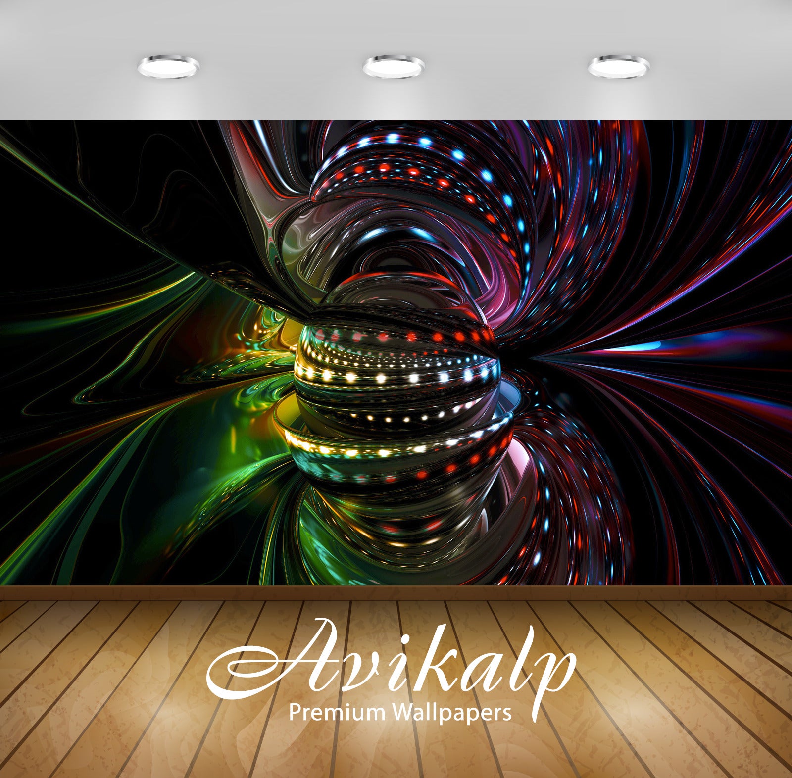 Avikalp Exclusive Awi3567 Circles Full HD Wallpapers for Living room, Hall, Kids Room, Kitchen, TV B Avikalp Exclusive Awi3567 Circles Full HD Wallpapers for Living room, Hall, Kids Room, Kitchen, TV B