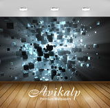 Avikalp Exclusive Awi3626 Floating Cubes Full HD Wallpapers for Living room, Hall, Kids Room, Kitche Avikalp Exclusive Awi3626 Floating Cubes Full HD Wallpapers for Living room, Hall, Kids Room, Kitche