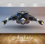 Avikalp Exclusive Awi3633 Flying Robot Full HD Wallpapers for Living room, Hall, Kids Room, Kitchen, Avikalp Exclusive Awi3633 Flying Robot Full HD Wallpapers for Living room, Hall, Kids Room, Kitchen,