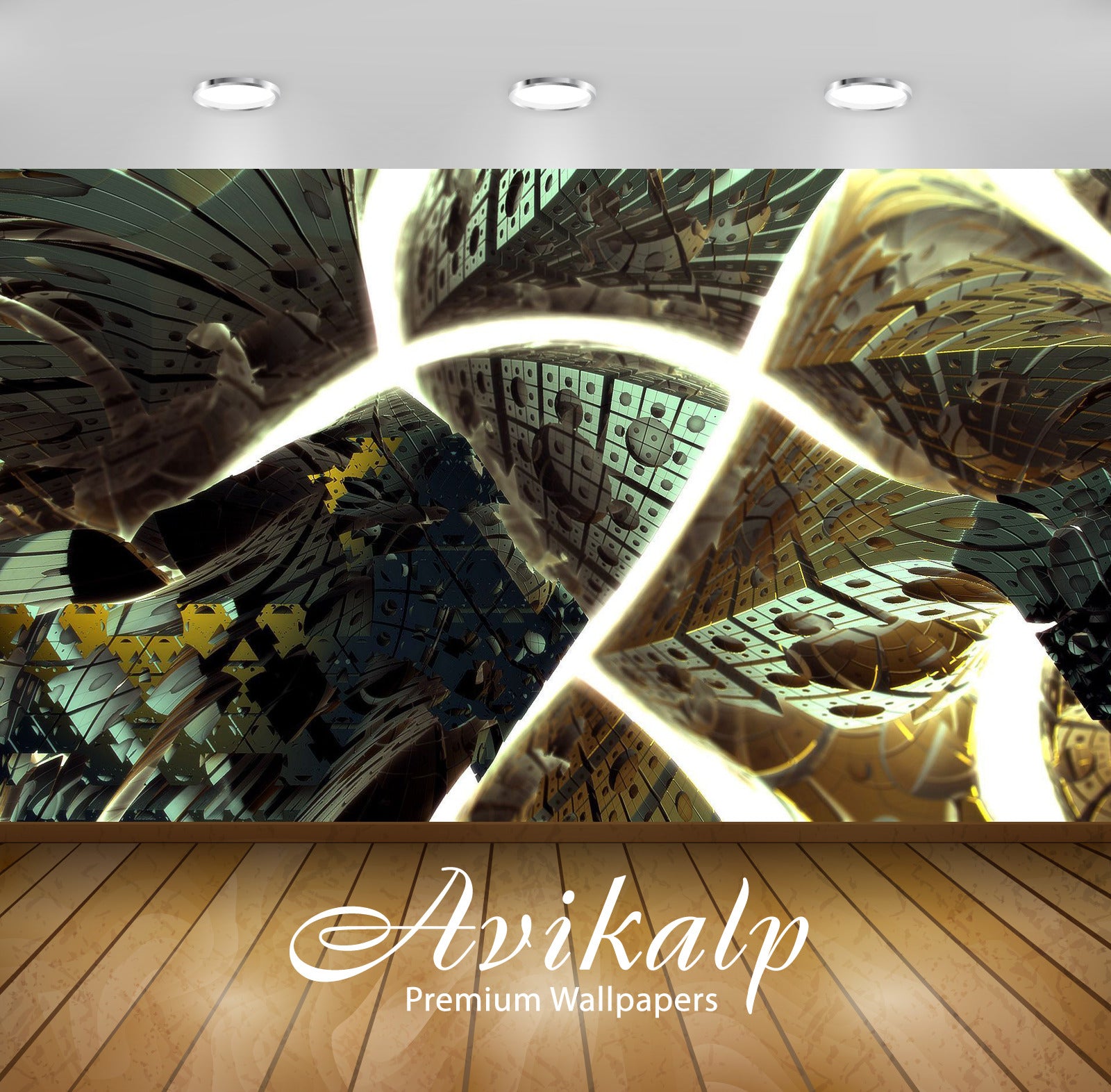 Avikalp Exclusive Awi3634 Fractal Abyss Full HD Wallpapers for Living room, Hall, Kids Room, Kitchen Avikalp Exclusive Awi3634 Fractal Abyss Full HD Wallpapers for Living room, Hall, Kids Room, Kitchen