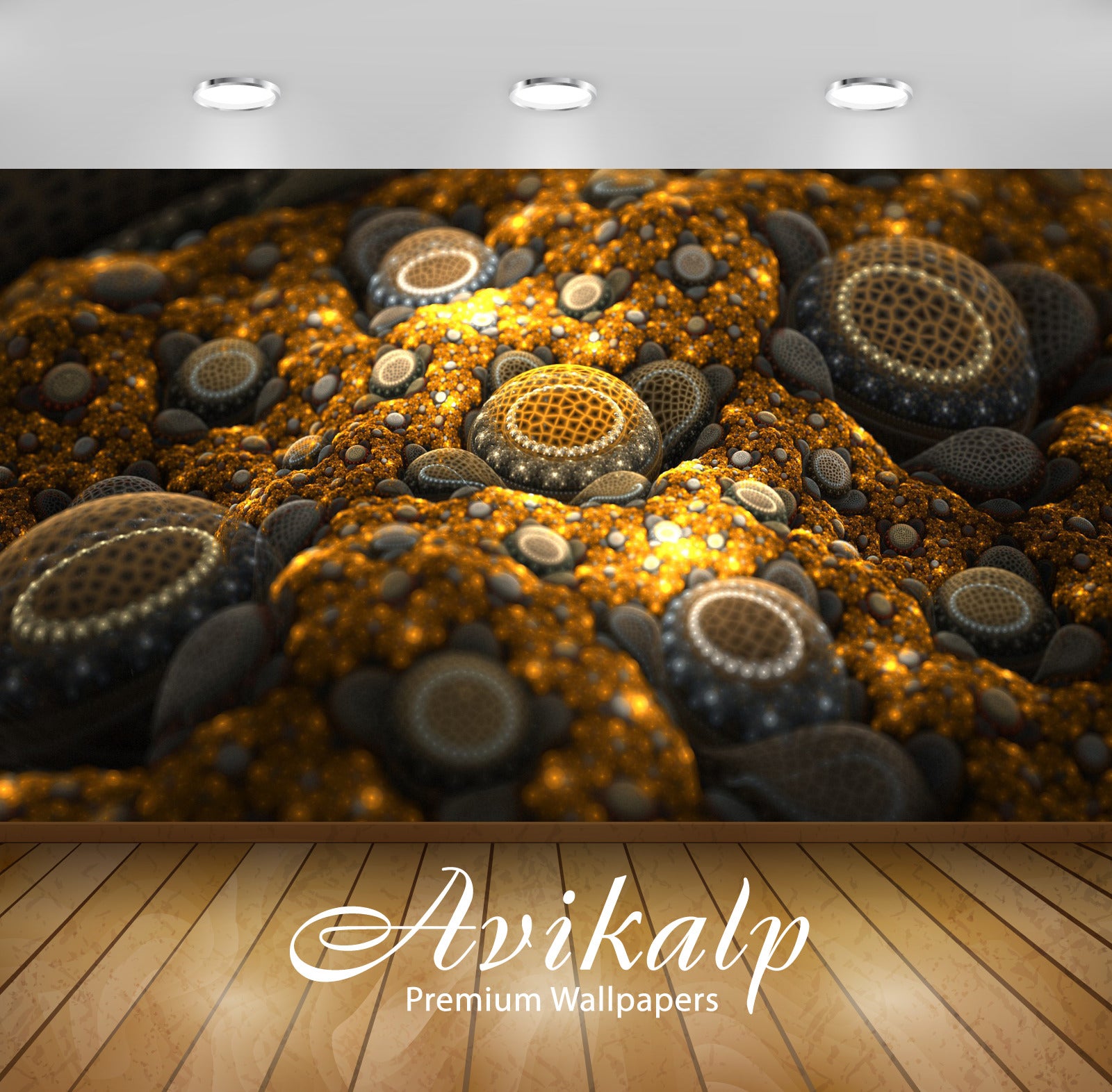 Avikalp Exclusive Awi3641 Fractal Gems Full HD Wallpapers for Living room, Hall, Kids Room, Kitchen, Avikalp Exclusive Awi3641 Fractal Gems Full HD Wallpapers for Living room, Hall, Kids Room, Kitchen,