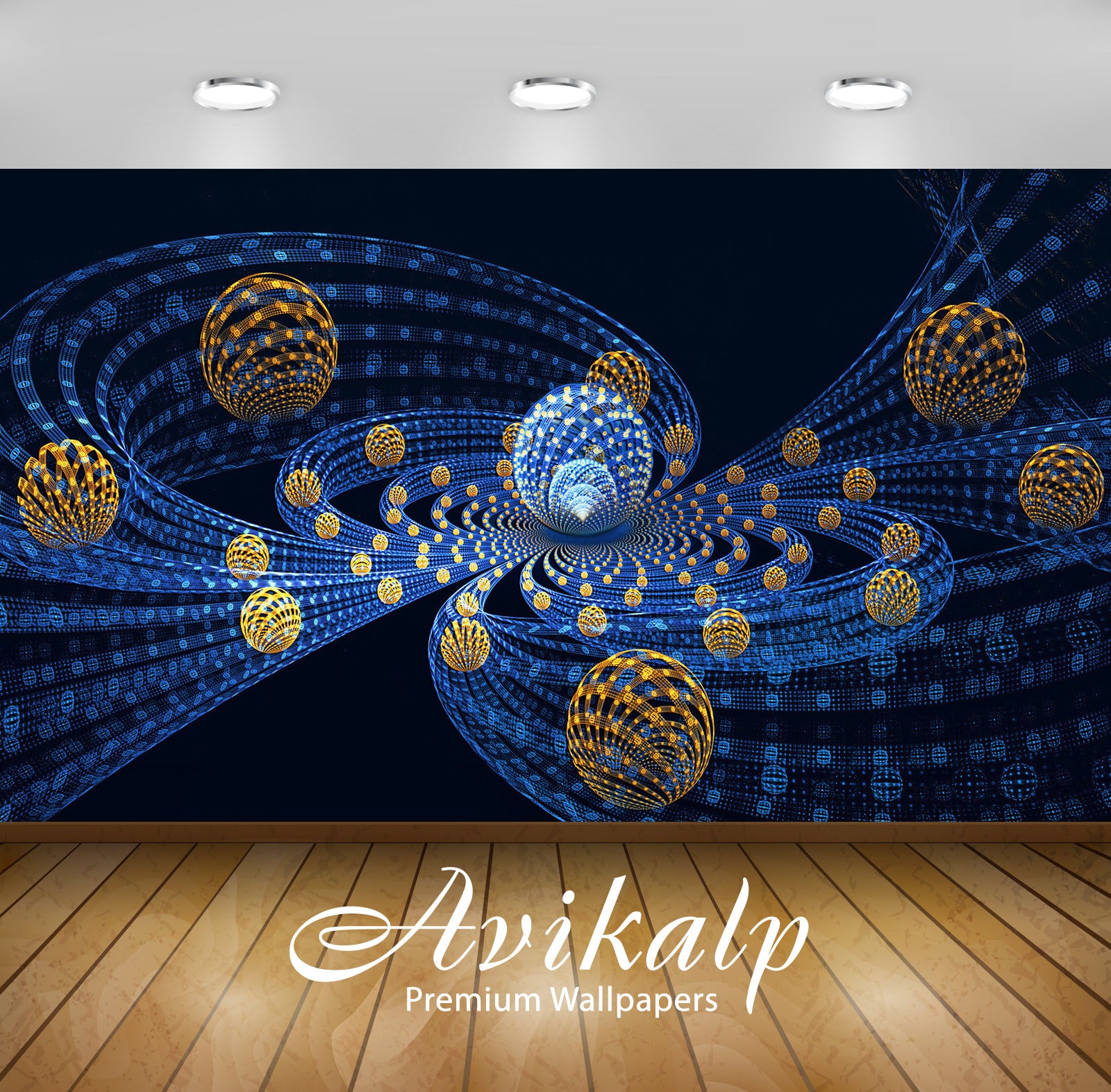Avikalp Exclusive Awi3650 Fractal Spheres And Tubes Full HD Wallpapers for Living room, Hall, Kids R Avikalp Exclusive Awi3650 Fractal Spheres And Tubes Full HD Wallpapers for Living room, Hall, Kids R