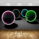 Avikalp Exclusive Awi3697 Glass Spheres Full HD Wallpapers for Living room, Hall, Kids Room, Kitchen Avikalp Exclusive Awi3697 Glass Spheres Full HD Wallpapers for Living room, Hall, Kids Room, Kitchen