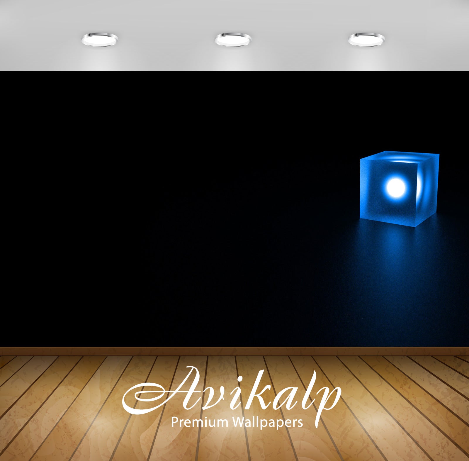 Avikalp Exclusive Awi3707 Glowing Cube Full HD Wallpapers for Living room, Hall, Kids Room, Kitchen, Avikalp Exclusive Awi3707 Glowing Cube Full HD Wallpapers for Living room, Hall, Kids Room, Kitchen,