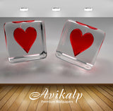 Avikalp Exclusive Awi3747 Heart Cubes Full HD Wallpapers for Living room, Hall, Kids Room, Kitchen, Avikalp Exclusive Awi3747 Heart Cubes Full HD Wallpapers for Living room, Hall, Kids Room, Kitchen,