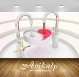 Avikalp Exclusive Awi3749 Heart Shaped Sink Full HD Wallpapers for Living room, Hall, Kids Room, Kit Avikalp Exclusive Awi3749 Heart Shaped Sink Full HD Wallpapers for Living room, Hall, Kids Room, Kit