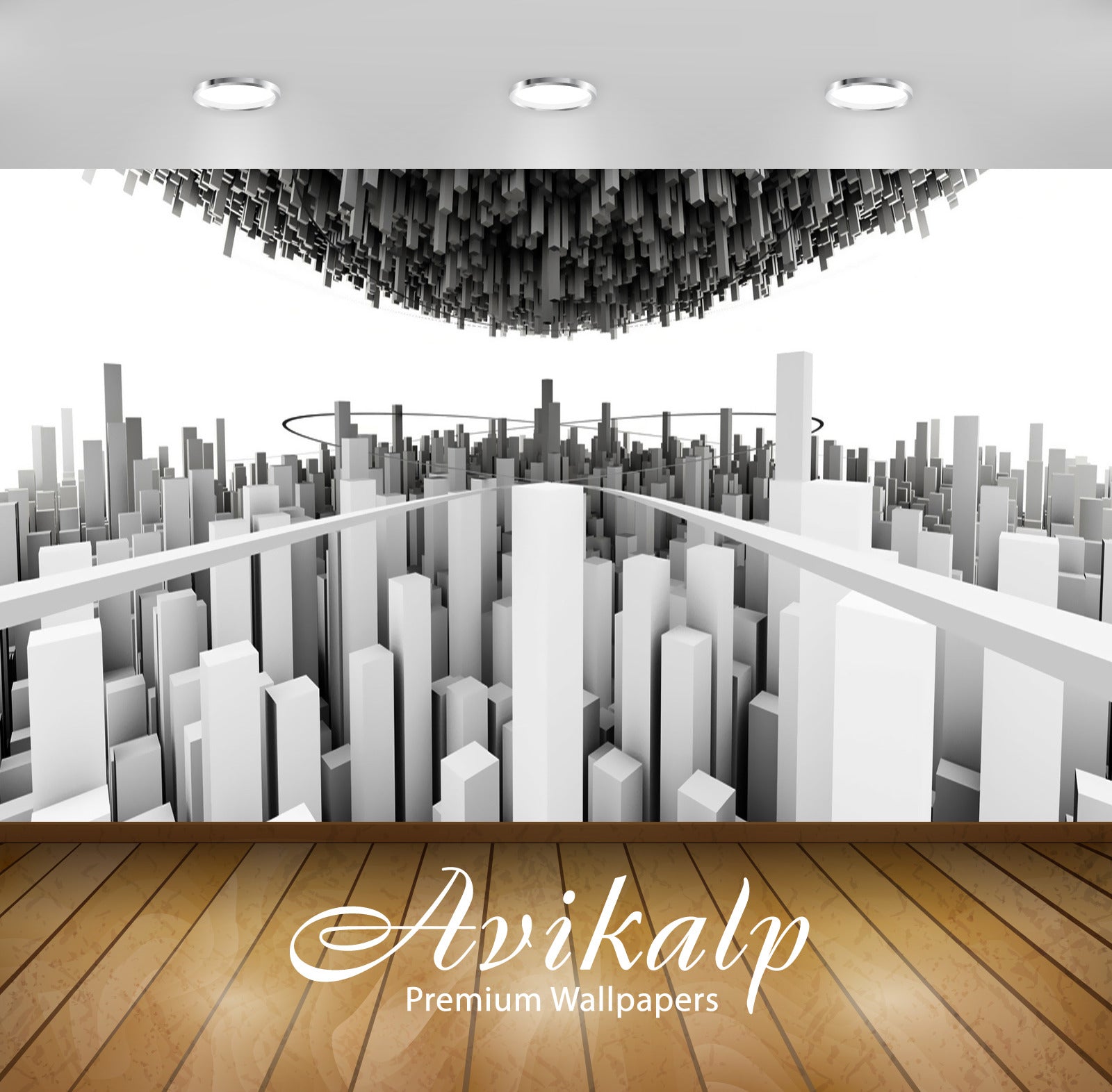 Avikalp Exclusive Awi3809 Minimalistic City Full HD Wallpapers for Living room, Hall, Kids Room, Kit Avikalp Exclusive Awi3809 Minimalistic City Full HD Wallpapers for Living room, Hall, Kids Room, Kit