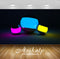Avikalp Exclusive Awi3820 Neon Spheres Full HD Wallpapers for Living room, Hall, Kids Room, Kitchen,