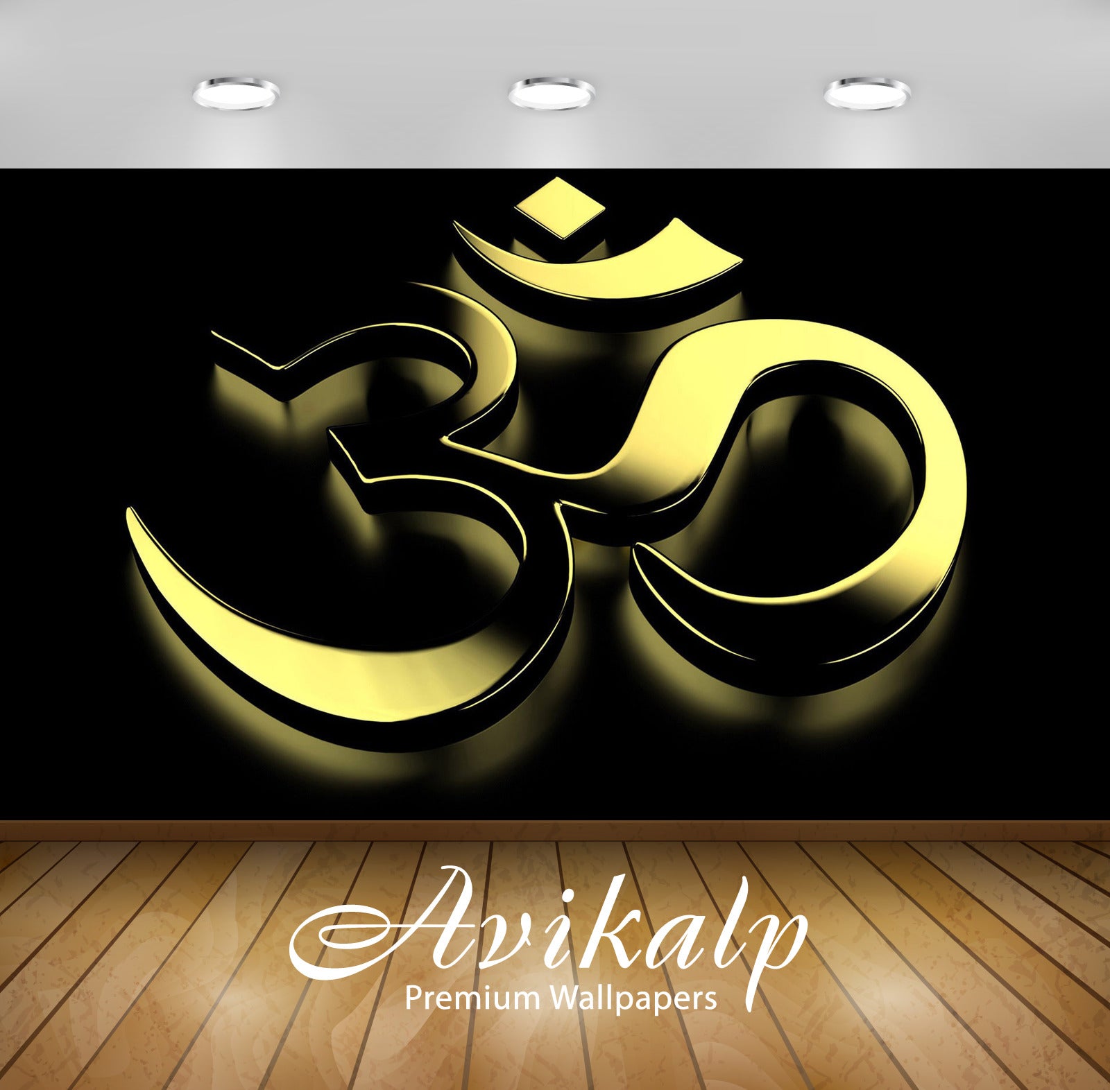Avikalp Exclusive Awi3823 Om Symbol Full HD Wallpapers for Living room, Hall, Kids Room, Kitchen, TV Avikalp Exclusive Awi3823 Om Symbol Full HD Wallpapers for Living room, Hall, Kids Room, Kitchen, TV