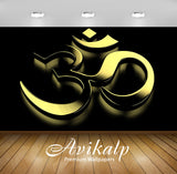 Avikalp Exclusive Awi3823 Om Symbol Full HD Wallpapers for Living room, Hall, Kids Room, Kitchen, TV Avikalp Exclusive Awi3823 Om Symbol Full HD Wallpapers for Living room, Hall, Kids Room, Kitchen, TV