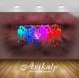 Avikalp Exclusive Awi3834 Painted Cubes Full HD Wallpapers for Living room, Hall, Kids Room, Kitchen Avikalp Exclusive Awi3834 Painted Cubes Full HD Wallpapers for Living room, Hall, Kids Room, Kitchen